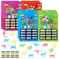 Gejoy 8 Pack Water Growing Capsules for Kids Water Animals Capsules Magic Dinosaur Unicorn Sea Creature Bath Toys for Party Cognition Sponge Pills Bath Expanding Foam (Animal)