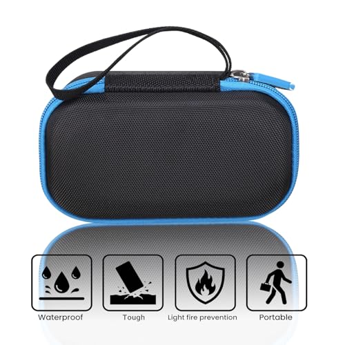 Case for ProtoArc Ergonomic Mouse, Travel Carrying Case Compatible with ProtoArc EM11 NL Bluetooth Rechargeable Wireless Vertical Mouse (Black-Blue) - color: Black-Blue