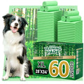 Puppy Pads XL 60 Count - 28"x34" with Adhesive Tabs - size: 28 x 34 inches (60 Count)