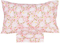 Scientific Sleep Pink Flower Rabbit Bunny 100% Cotton 3 Pcs Twin Bed Sheet Set Kids Toddler Teen, Flat Sheet & Fitted Sheet & Pillowcase Kids Bedding Set (Rabbit Flower, Twin) - color: Rabbit Flower, size: Twin