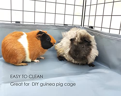 Guinea Pig Cage Bottom for C & C Grids Habitat, Waterproof and Washable Liner Base for Rabbits,Chinchillas,Ferrets and Other Small Animals Pet (Bottom Only 27" x 42")