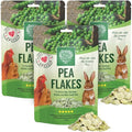 Small Pet Select - Pea Flakes, Treats for Rabbit Bunny, Guinea Pig, Chickens, Bunny, Hamster, and Other Small Pets, 3 lb (Three Pack, 1lb) - size: 3 Pound (Pack of 1)