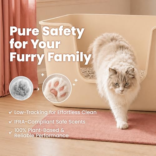 Lady N Pellet Tofu Cat Litter, Boba Tea, Strong Clumping, Low Tracking 18lb | Ultra Absorbent, Dust-Free, Water-Soluble, Natural Ingredients, Enviro-Probiotic Odor Control - size: 9lb x 2bags