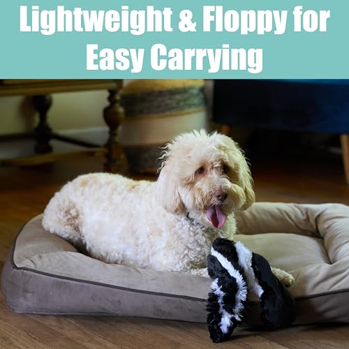 SPOT Skinneeez Skunk 23-Inch Stuffing-Free Plush Dog Toy – Realistic Design with 2 Squeakers – Durable, Soft Polyester for Medium & Large Dogs – Tug, Fetch & Shake Play – for Moderate Chewers - style: Skunk