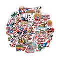 Vybonz Puerto Rico Sticker Flag Culture Decal Island Music Travel | Puerto Rico Stickers with Flag and Culture Symbols for Travel Lovers, Laptop, Water Bottle, Notebook and Souvenir Use - color: Puerto Rico, size: 3in