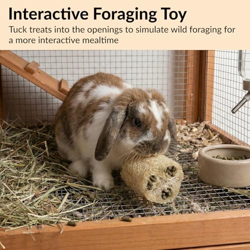 11 Pcs Rabbit Chew Toys, Interactive Bunny Foraging Toy, Natural Materials, Loofah Sponges, Seagrass Balls, Dental Cleaning, Relieve Stress