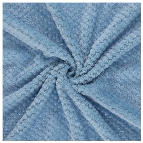 Disney Mickey Mouse Soft Baby Blanket - Flannel Fleece Blanket for Baby Girls/Boys - Plush Crib Stroller Nursery & Daycare Blankey, Smile/Blue - color: Mickey Mouse Smile