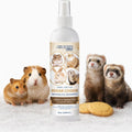 Waterless Shampoo for Small Critters - 8oz Cruelty Free Dry Shampoo - No Rinse for Pet Ferrets, Guinea Pigs, Hedgehogs, Sugar Gliders, Rabbits & Hamsters (8 oz, Light Sugar Cookie)