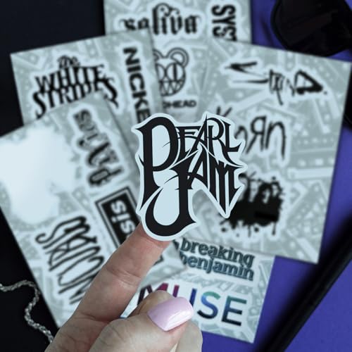 36Pcs Grunge Stickers, 90's Grunge Music, Rock Stickers, Rock Band Decals, Music Gifts for Men and Women - color: Grunge Stickers