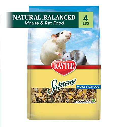 Kaytee Supreme Pet Mouse and Rat Food, 4 lb - size: 4 Pound (Pack of 1)