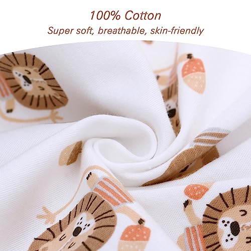 Miracle Baby Sleep Sack with Feet - 0.5 TOG 100% Breathable Cotton Wearable Blanket, Sleeveless Design Sleeping Bag for Baby - color: Lion, size: 12-24 Months(M)