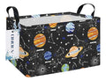 Rectangular Solar System Planet Storage Bin, Closet Organizer Basket | Moisture repellent textile, reinforced carry grips, collapsible holder tidies cabinet and teenage bedroom belongings - color: REC Planet