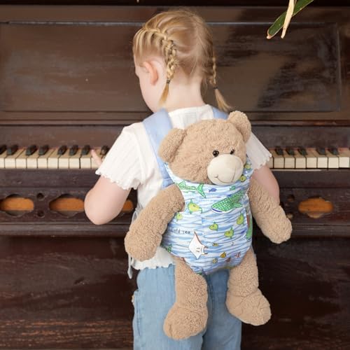 GAGAKU Toy Baby Dolls Carrier for Kids, Reborn Baby Doll Carrier Accessories for Toddlers & Girls - Blue - Fish Pattern - color: 8_fish