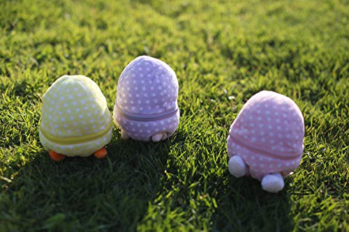 Easter Stuffed Animal - 6 inch - Surprise Zip up Egg Hideaway Springtime Inspired Plush Toy Gift for Kids, Boys and Girls - Easter Mother's Day Birthday (Chick-Egg) - color: Chick-egg