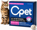 OPET Mixed Tofu Bentonite Multi-Cat Cat Litter 18LB, Strong Fast Clumping Kitty Litter, 99.9% Dust Free & Low Tracking, High Absorbent & Odor Control, Natural Pet Litter (Fresh)