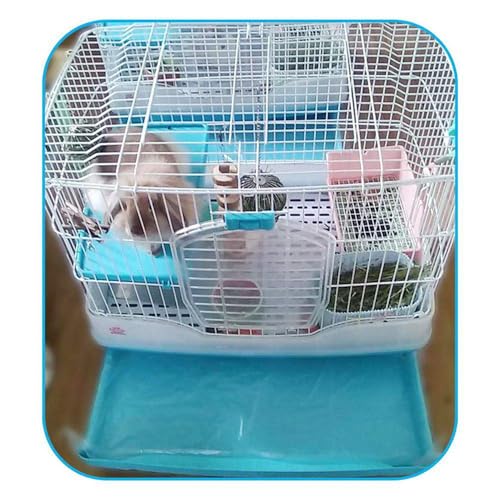 Disposable Rabbit Cage Liner, Plastic Bunny Cage Mat Film to Replace Diapers Suitable for Most Rabbit, Hamster, Guinea Pigs & All Small Animals - 100PCS Universal Toilet Film, 37.4'' x 27.6'' - size: 100PCS