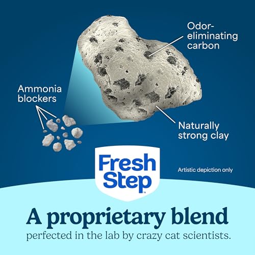 Fresh Step Advanced Clean Paws Multi Cat Clumping Litter with Febreze Freshness, Low Tracking, 18.5 lb. Box, Pack of 2 | Low Tracking Granules for Less Mess, Scented with Febreze Freshness, Low Dust, Compatible with Most Auto Litter Boxes