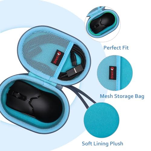 XANAD Mouse Case for Logitech/Razer/Apple/HP Mouses,for Logitech G502 / G305 / G502 Hero / G502 X Plus / G502 X/G PRO/G PRO X or Razer Deathadder V2 X / V2 Pro / V3 & Viper V2 Pro / V3 Mouse(Blue) - color: Blue