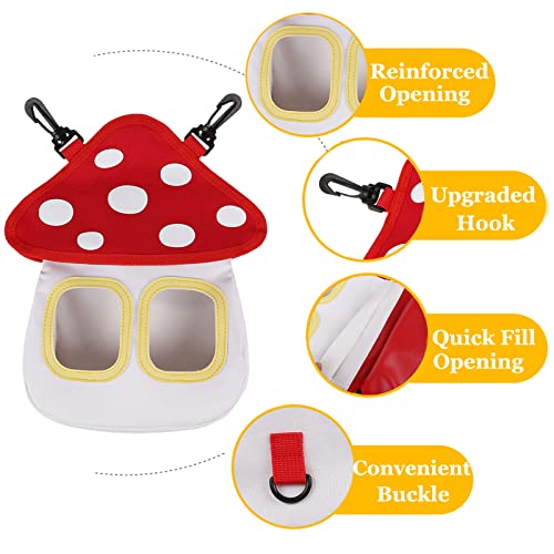 Bunny Hay Feeder, Hanging Rabbit Hay Feeder Bag for Bunnies Guinea Pigs Chinchillas Hamster