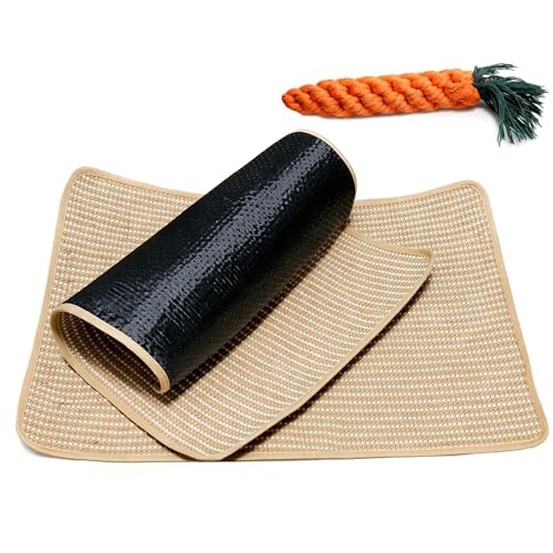 Rabbit Cooling Mat 2 Pack 30x45cm, Breathable Small Pet Summer Pad | Rabbit Cooling Mat 2 Pack 30x45cm,Breathable Cage Pad with Carrot Chew Toy for Rabbits,Guinea Pigs & Hamsters - size: 30x45cm