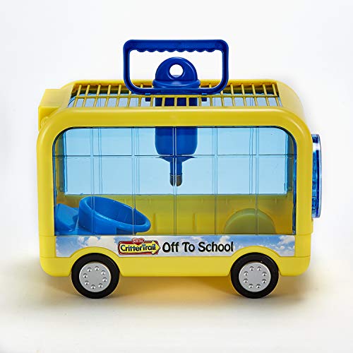 Kaytee CritterTrail Off To School Travel Carrier for Pet Hamsters, Gerbils, or Mice
