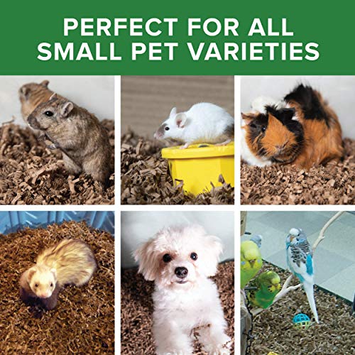 ECO BEDDING 99% Dust Free Paper Bedding for Small Animals, Odor Control, 3 lb (Expands to 60 L) - size: 3 lbs