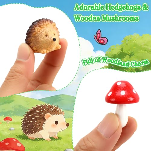 Little Pocket Hedgie Mini Hedgehog, Collectible Gift Travel Buddy | Cute mini hedgehog in a pocket tin, a collectible desk gift for coworkers, friends and animal lovers - style: Hedgehog