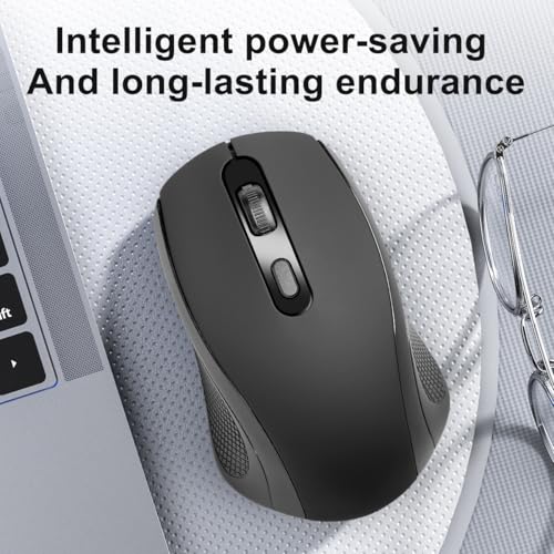 2.4G USB Wireless Mouse, Ergonomic Design, Stable Connection Process, Low Latency, Plug-and-Play, Portable Wireless Gaming Mouse, Suitable for laptops and desktops - color: Silver