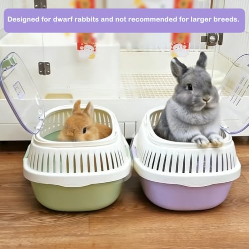 Hamster Carrier Portable Guinea Pig Carrier 13 X 11 X 8 in | Hamster Travel Cage with Ventilation Holes Outdoor Small Pet Carriers for Rat Gerbil Rabbit Hedgehog Squirrel Sugar Glider - color: Purple