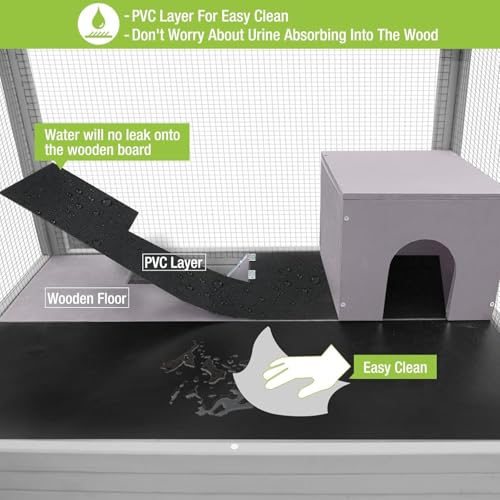 GUTINNEEN Large Ferret Cage Rat Cage 4 Levels Small Animal Cage for Chinchilla, Hedgehogs, Squirrel, Chameleon, Lizard, Gerbils Anti-Chewing - size: 36.0"L x 25.0"W x 63.2"H