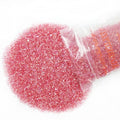 Crushed Glass Glitter, Broken Stones Shattered Glass Chips for Resin Art Crafts, Epoxy Resin Supplies, Geod Painting, DIY Art Projects, Jewelry Making, 2-4mm, 200g/7oz (Watermelon Red) - color: Watermelon Red