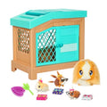 Little Live Pets Mama Surprise Guinea Pig Plush Toy, Interactive Stuffed Guinea Pig Hutch and 3 Babies, Animal Plush with 20+ Sounds, Toys for Ages 4+ - style: Guinea Pig