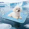Cooling Mat for Dogs, Q-Max 0.5 Dog Cooling Pad | Lightweight Portable, Non-Toxic Washable, Ideal for Pet Bed, Crate & Car to Relieve Summer Heat - size: Small