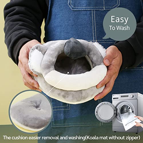 JanYoo Hamster Guinea Pig Supplies Bed Accessories House Hedgehog Cage Supplies Chinchilla Ferret Rat Gerbil (S,Koala) - color: 6-Koala, size: S
