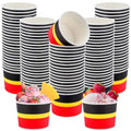 Jingmore 100 Pcs Ice Cream Paper Cups Bulk 8 oz Disposable Dessert Bowls for Hot or Cold Food Snack Treats Gift for Birthday Summer Party Favor Decoration(Cartoon Mouse) - style: Cartoon Mouse