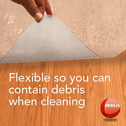 Resilia Under Dog Crate and Kennel Mat to Protect Floors, Water-Resistant Pad for Hard Floors and Surfaces, 30 Inches x 48 Inches, Clear - color: Clear