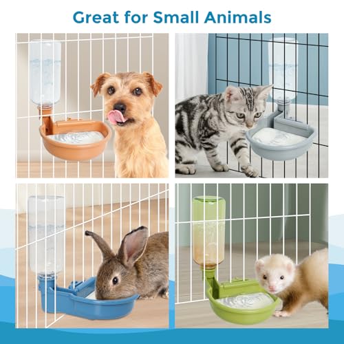 VANNON Gravity Pet Water Bowl, 16oz Anti-Splash Dispenser, Gradient Pink | Anti-splash gravity water bowl with a floating disk helps reduce spills while keeping water cleaner for everyday hydration. - color: D-Gradient Pink, size: 16oz