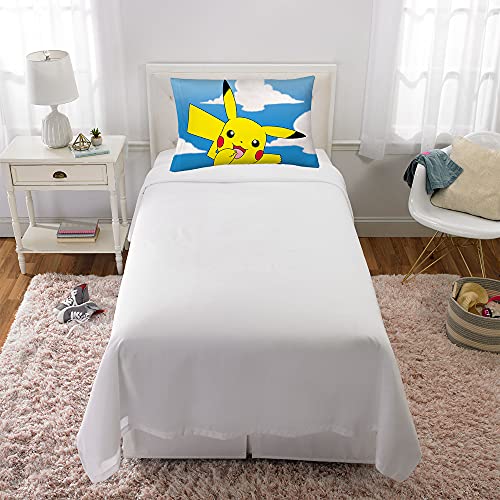 Pokémon Kids Bedding Super Soft Microfiber Reversible Pillowcase, 20 in x 30 in, (Officially Licensed Product) by Franco - color: Pokemon