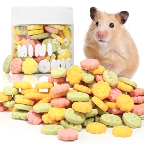 Abizoo 3 Vegetable Chews Treats: Grain Free Natural Snacks with Beet, Carrot, Spinach for Hamsters, Rabbits, Guinea Pigs & Gerbils Crunchy for Digestive Support & Dental Health 1.76oz/50g