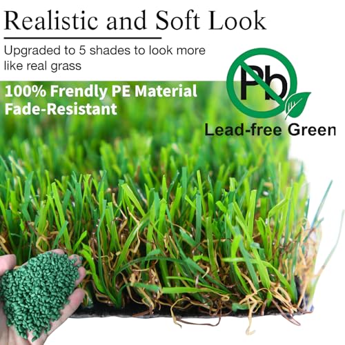 GLOBREEN Artificial Grass Table Runner 60 Inches - Green Fake Grass Football Golf Party Easter Decor Table Centerpiece for Birthday Wedding Alice in Wonderland - size: 12" x 60"/1PCS