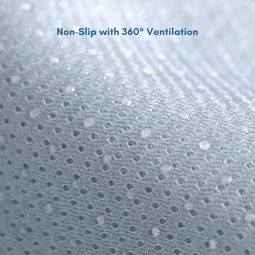 FrostEase Dog Cooling Mat, Cooling Dog Bed and Cooling Pad for Dog with Qmax 0.4 Yarn, Breathable 3D Airflow Layers, Machine Washable Non Slip Base for Pets, Blue, XL, 48"*28" - size: XL-48"*28"