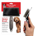 Warren London Gel Handle Slicker Brush for Dogs, Doodles & Long Coats, New & Improved Bristles - style: Gel Handle