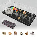 Guinea Pig Cage,Acrylic,60" Lx24 Wx14 H,with Waterproof Mat,Heighten,Also for Rabbits, Button Quails, Hedgehogs, Ferrets and Other Small Animals. - size: 60.0"L x 24.0"W x 14.0"H