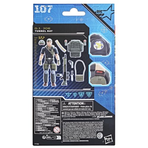 G.I. Joe Classified 6 Inch Action Figure Nightforce Exclusive - Tunnel Rat #107