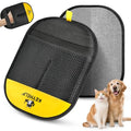 Pet Hair Removal Glove for Dog & Cat, Reusable Electrostatic Pet Hair Glove | Pet Hair Remover Tool for Clothing, Couch, bed, Carpet, Car Seat, Quickly & Easily Pet Hair Remover Glove - color: BlackYellow