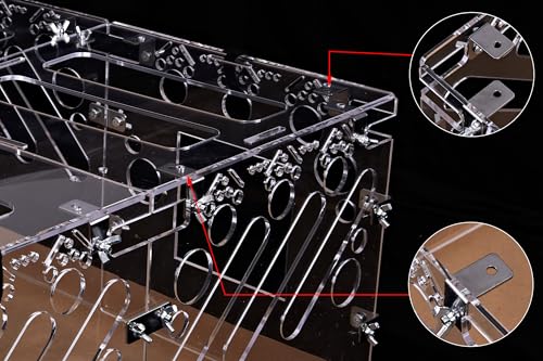 3X3 feet Acrylic Guinea Pig Cages Lid DIY Acrylic Panels with Installation Accessories - color: 3×3ft Lid