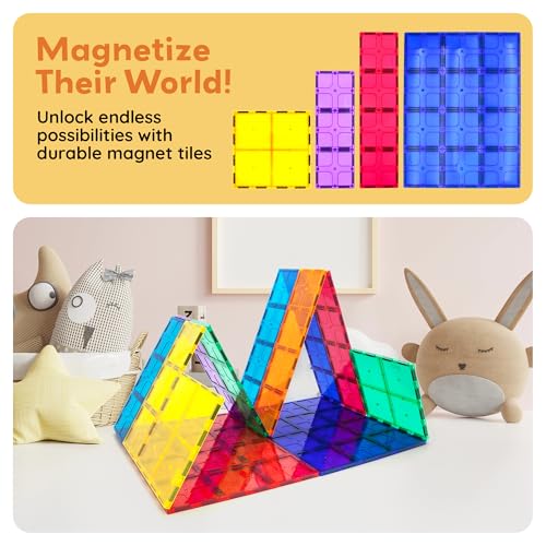 PicassoTiles 12 Piece Magnetic Tile Base Plate Set, Jumbo Stabilizer Boards | Large format design, no assembly needed, STEM building toy for ages 3+, one-piece foundation, toddler friendly - style: 12 pcs XL Plate