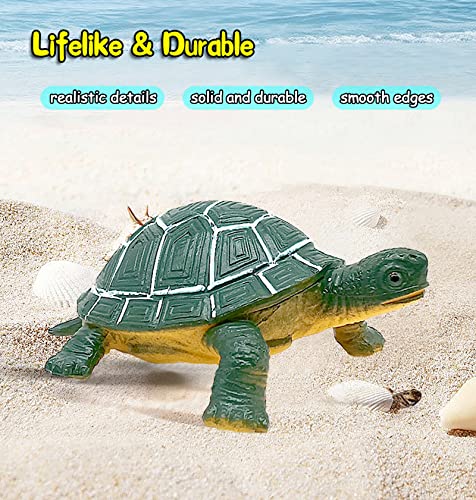 KECIABO Ocean Sea Animal Figures, 12 Pack Realistic Soft Plastic Bath Toys for Toddlers, Kids, Boys, and Girls