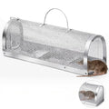 Humane Rat Trap, Reusable Rat Trap Cage, No Kill Live Mouse Catch Trap, Mice Trap Cage for Indoor and Outdoor Small Animal - Mouse Voles Hamsters Live Cage Catch and Release (Rat Trap A) - style: Rat Trap A