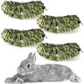 Hamiledyi Rabbit Chew Ball Bunny Timothy Grass Ball Natural Woven Chewing Toys Small Animal Activity Play Balls Chew Toys for Bunny Rabbits Hamster Guinea Pigs Chinchilla Gerbils 4PCS - style: Banana 4 PCS